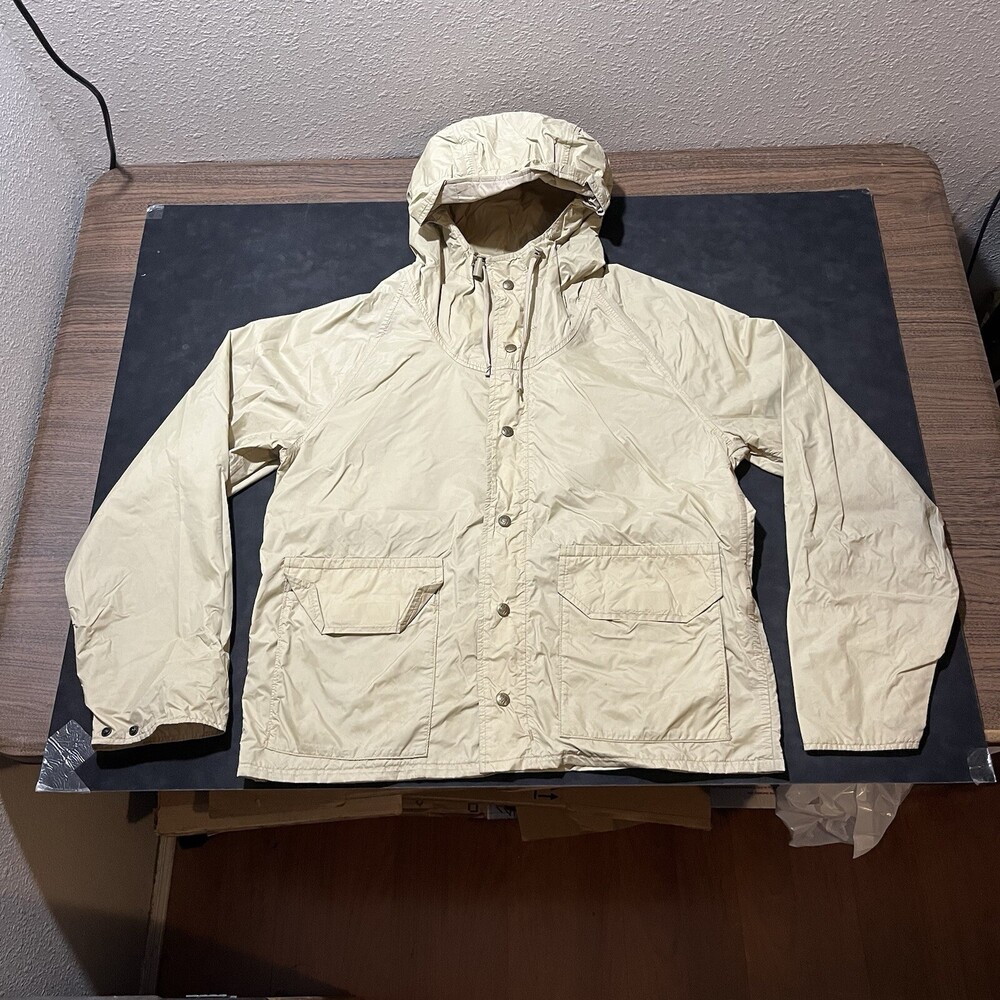 Vintage Columbia 70s Orange Label Gore-Tex Windbreaker Parka USA Goretex Jacket